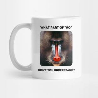 "Tough Love" Baboon Mug